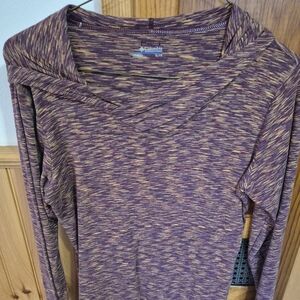 Columbia Women's Purple and Gold Hoodie